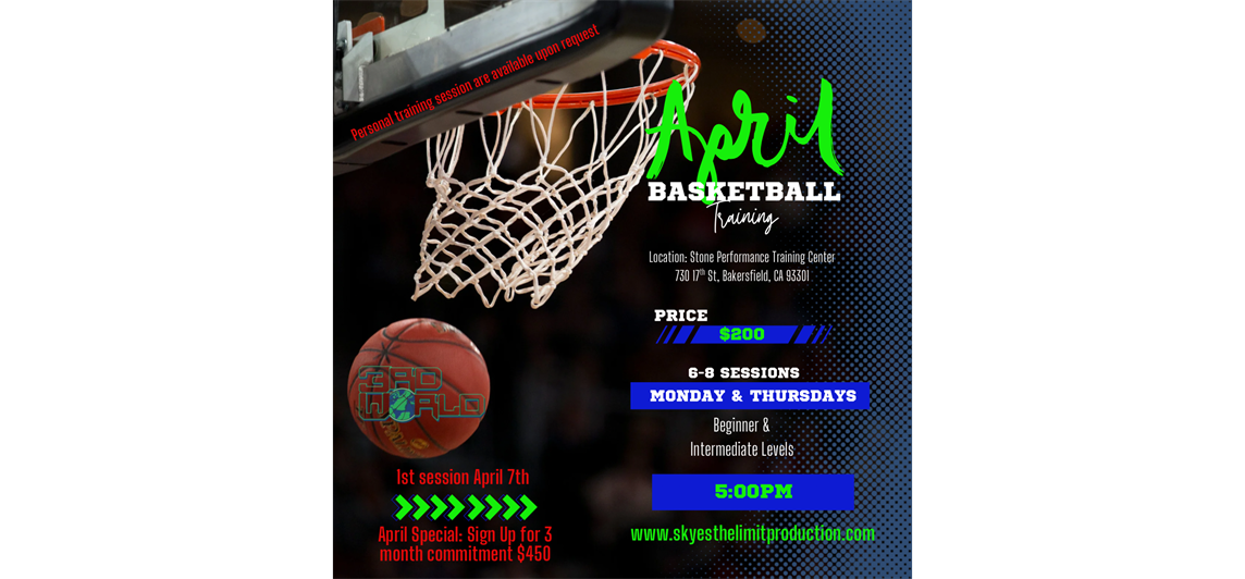 April Group Training Basketball Training